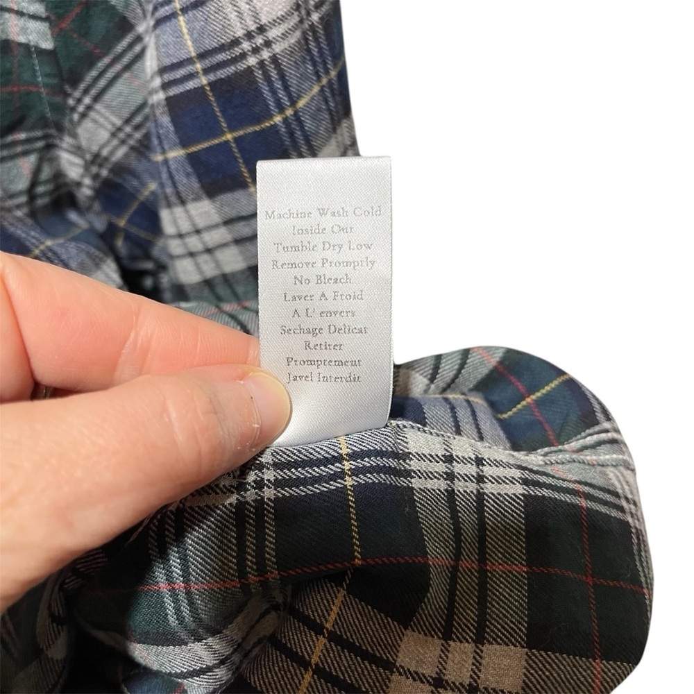 Frank And Eileen Women’s Finbar Blue Plaid Button Down Shirt - Picture 4 of 13